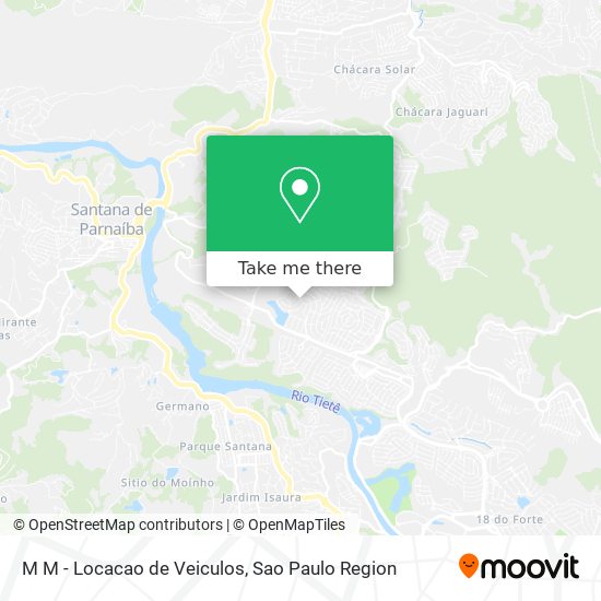 M M - Locacao de Veiculos map