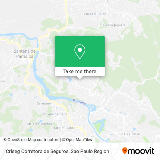 Criseg Corretora de Seguros map