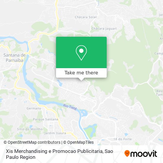 Xis Merchandising e Promocao Publicitaria map