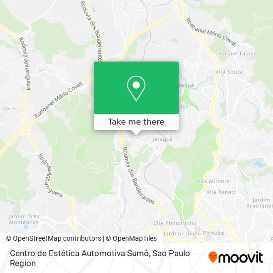 Centro de Estética Automotiva Sumô map