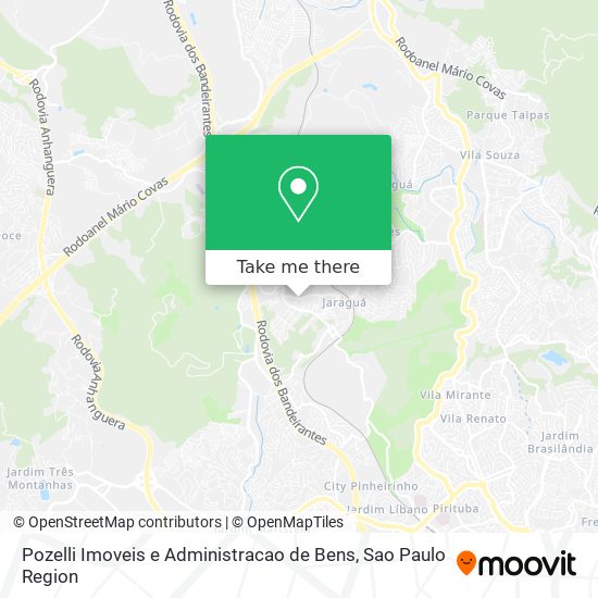 Mapa Pozelli Imoveis e Administracao de Bens