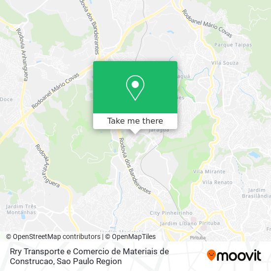 Rry Transporte e Comercio de Materiais de Construcao map