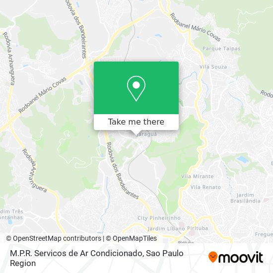 M.P.R. Servicos de Ar Condicionado map