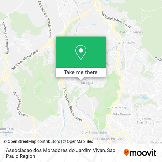 Associacao dos Moradores do Jardim Vivan map