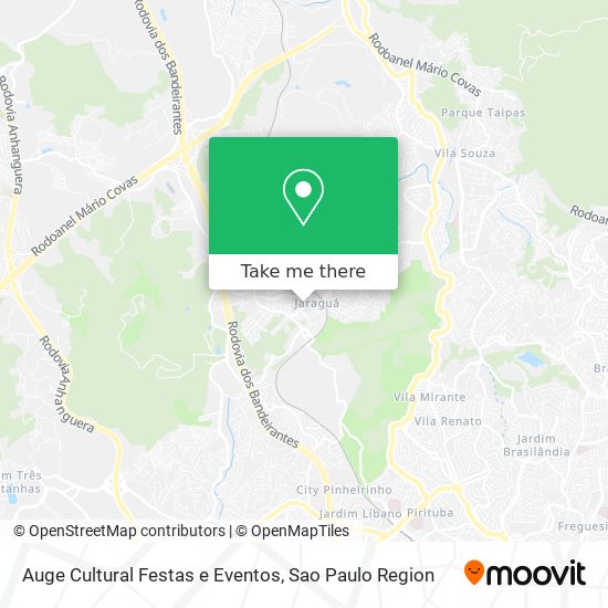 Auge Cultural Festas e Eventos map