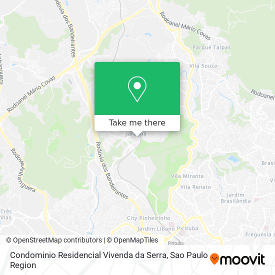 Condominio Residencial Vivenda da Serra map