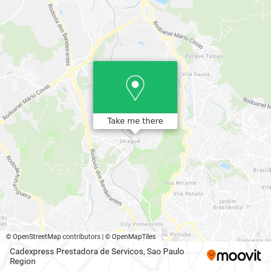 Cadexpress Prestadora de Servicos map