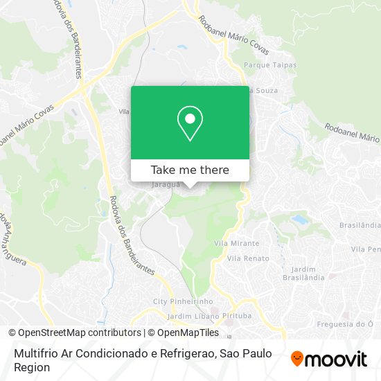 Mapa Multifrio Ar Condicionado e Refrigerao