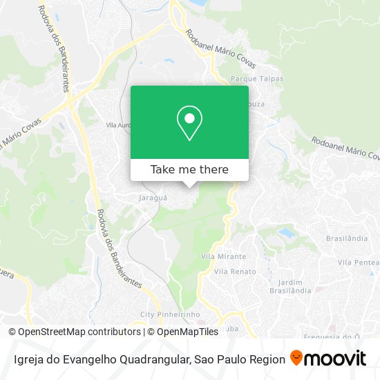 Igreja do Evangelho Quadrangular map