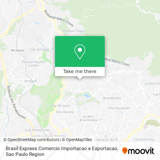 Brasil Express Comercio Importacao e Exportacao map