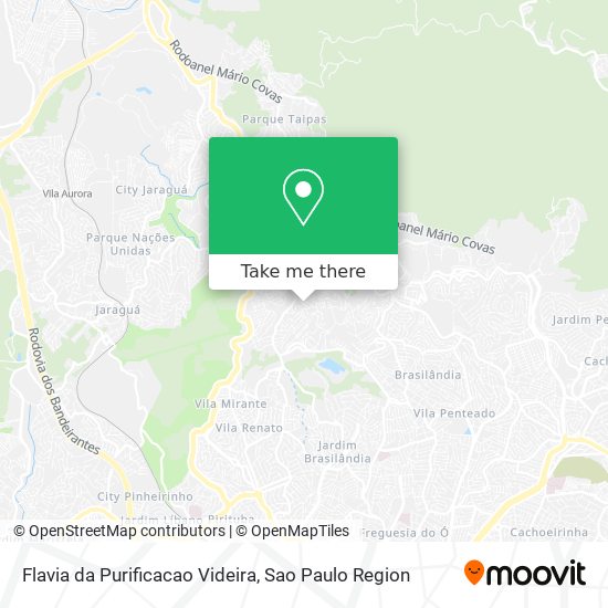 Mapa Flavia da Purificacao Videira