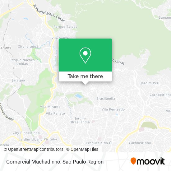 Comercial Machadinho map