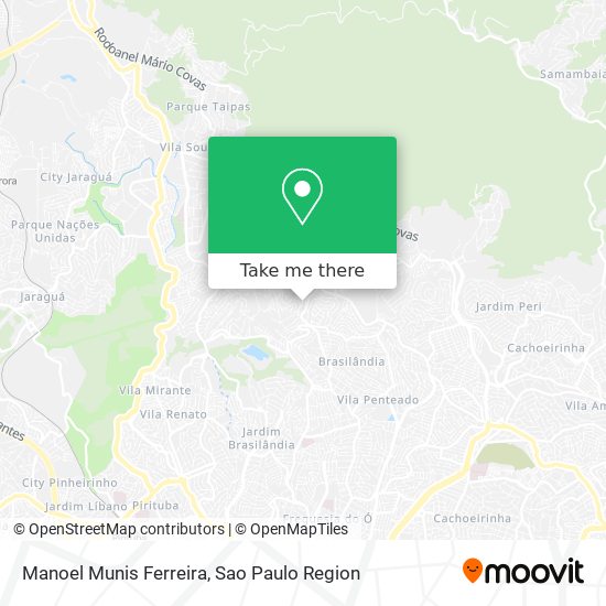 Mapa Manoel Munis Ferreira