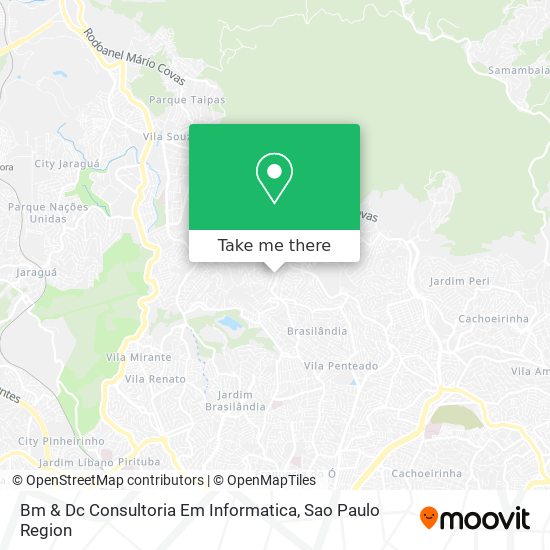 Bm & Dc Consultoria Em Informatica map