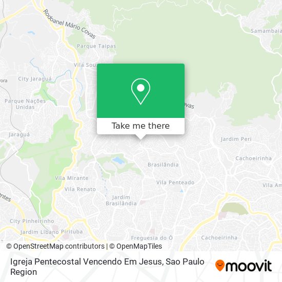 Mapa Igreja Pentecostal Vencendo Em Jesus