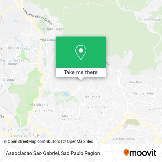 Associacao Sao Gabriel map