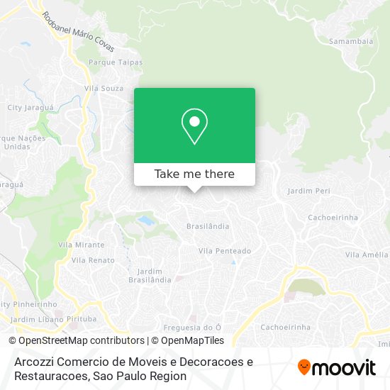 Arcozzi Comercio de Moveis e Decoracoes e Restauracoes map