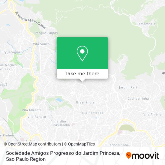 Mapa Sociedade Amigos Progresso do Jardim Princeza