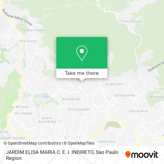 JARDIM ELISA MARIA C. E. I. INDIRETO map