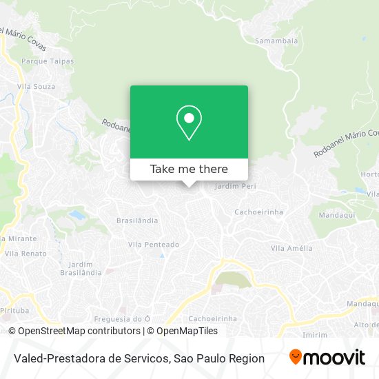 Valed-Prestadora de Servicos map