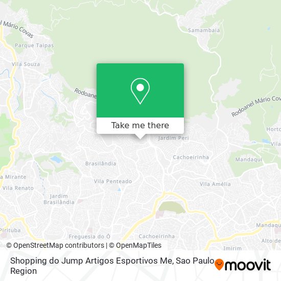 Mapa Shopping do Jump Artigos Esportivos Me