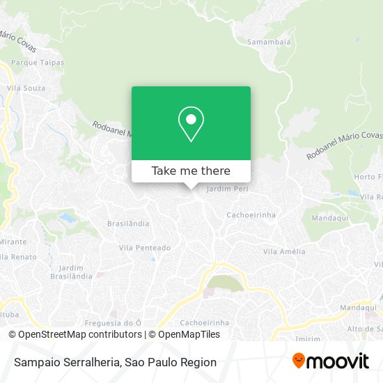 Mapa Sampaio Serralheria