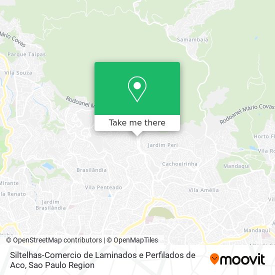 Mapa Siltelhas-Comercio de Laminados e Perfilados de Aco