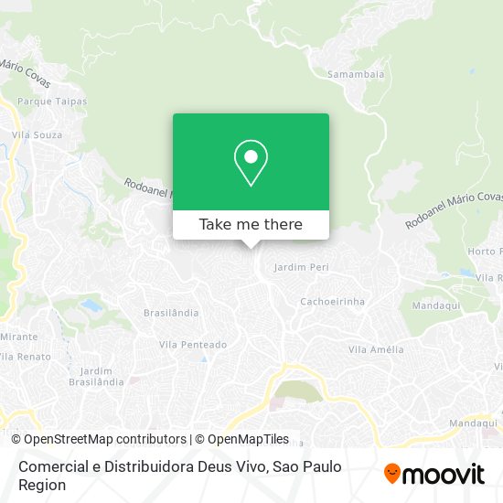 Mapa Comercial e Distribuidora Deus Vivo