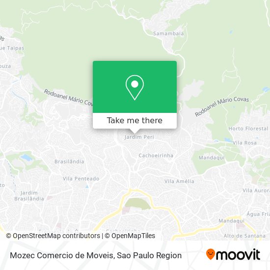 Mozec Comercio de Moveis map