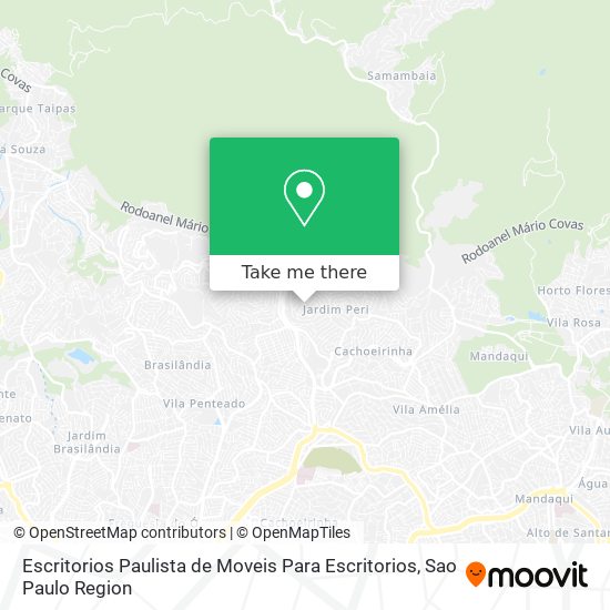 Mapa Escritorios Paulista de Moveis Para Escritorios