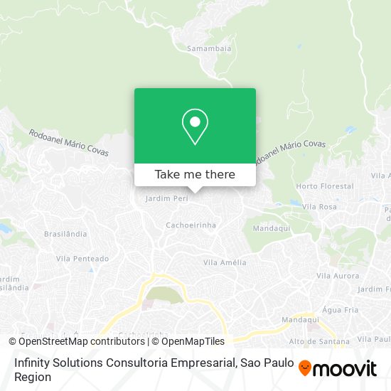 Infinity Solutions Consultoria Empresarial map