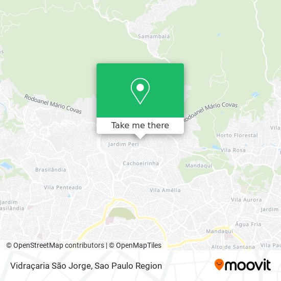 Vidraçaria São Jorge map