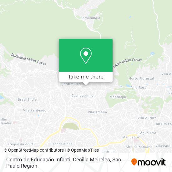 Mapa Centro de Educação Infantil Cecilia Meireles