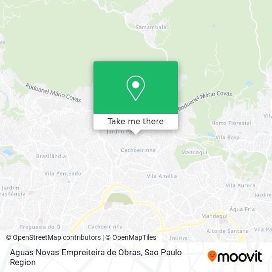 Aguas Novas Empreiteira de Obras map