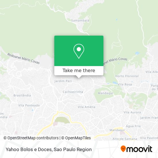 Yahoo Bolos e Doces map