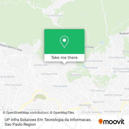 UP Infra Solucoes Em Tecnologia da Informacao map