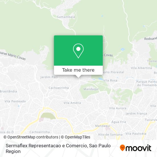 Mapa Sermaflex Representacao e Comercio