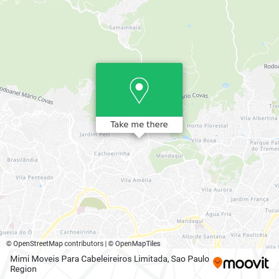 Mapa Mimi Moveis Para Cabeleireiros Limitada