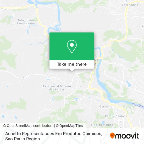 Mapa Acnetto Representacoes Em Produtos Quimicos