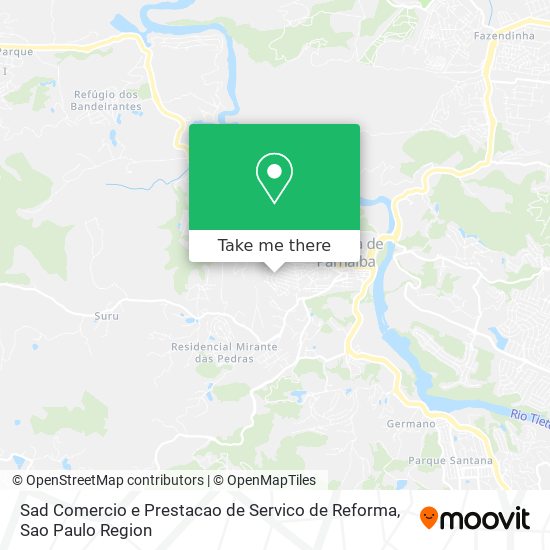 Sad Comercio e Prestacao de Servico de Reforma map