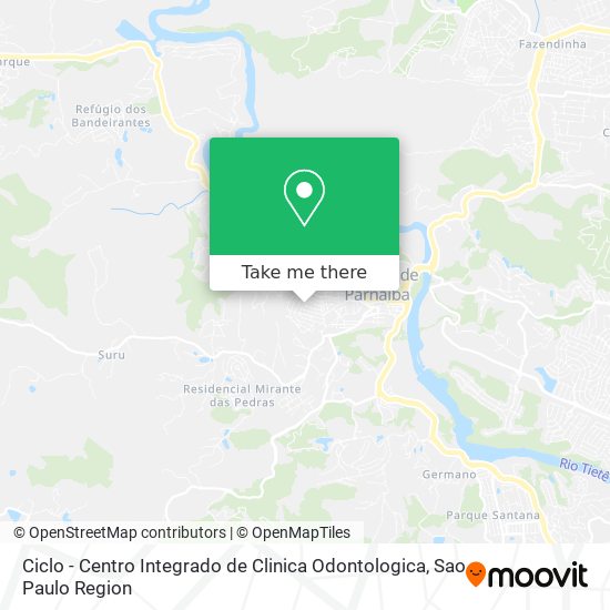 Ciclo - Centro Integrado de Clinica Odontologica map