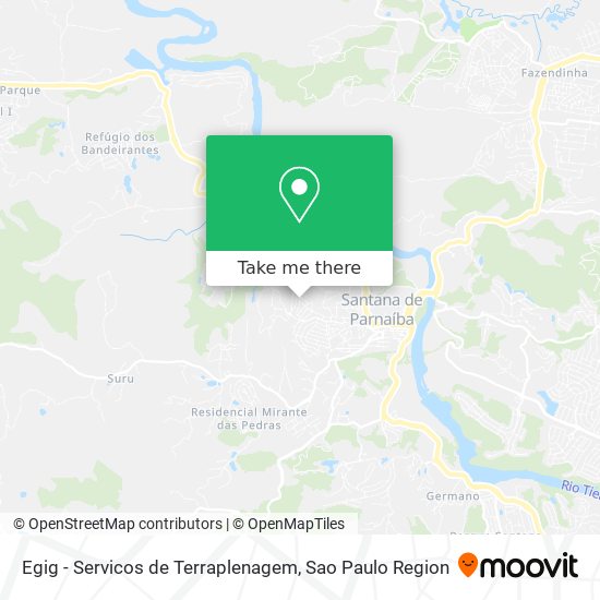 Egig - Servicos de Terraplenagem map