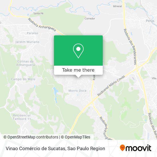 Mapa Vinao Comércio de Sucatas