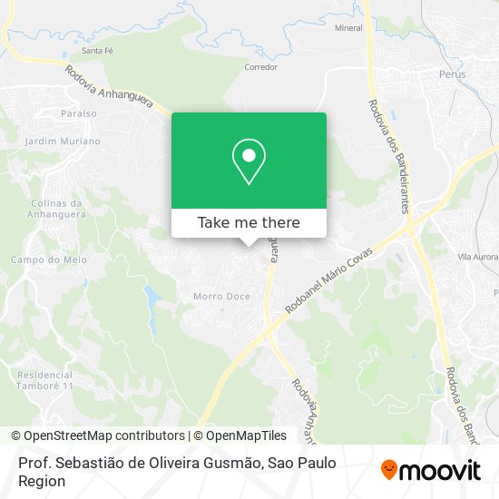 Prof. Sebastião de Oliveira Gusmão map