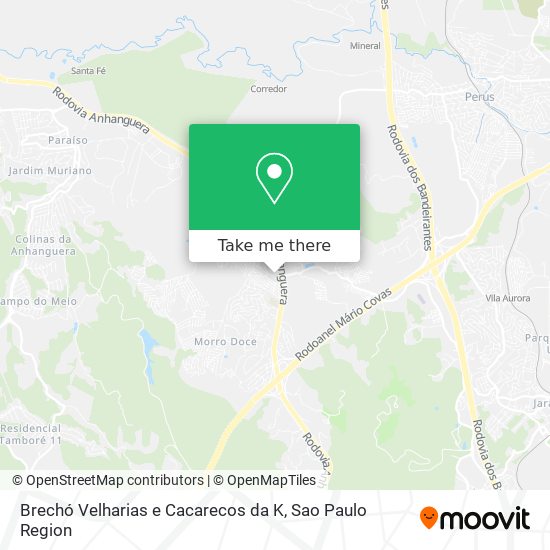 Brechó Velharias e Cacarecos da K map