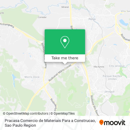 Mapa Pracasa Comercio de Materiais Para a Construcao