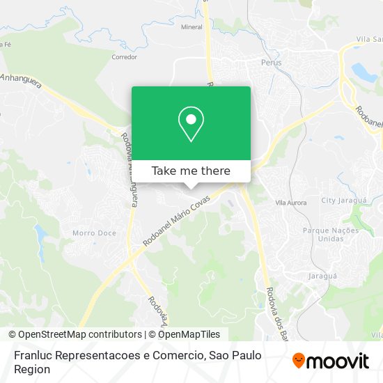 Franluc Representacoes e Comercio map