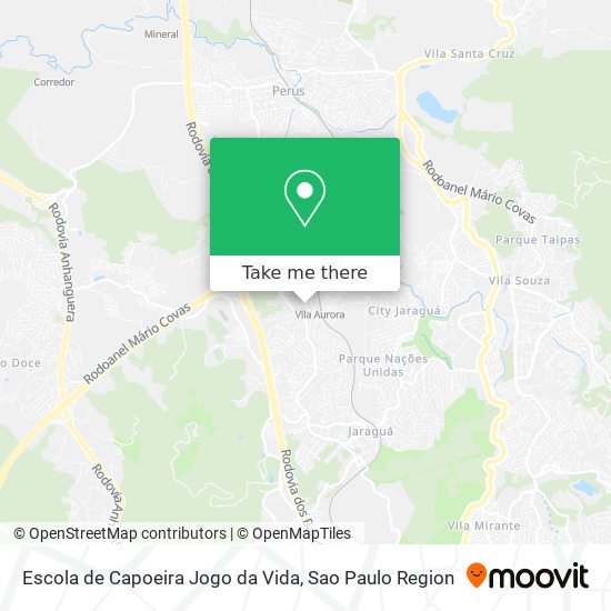 Escola de Capoeira Jogo da Vida map