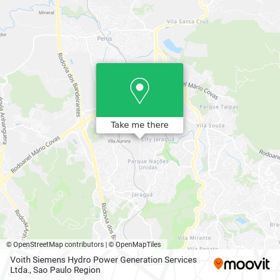 Mapa Voith Siemens Hydro Power Generation Services Ltda.