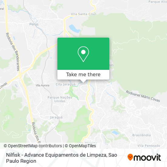 Nilfisk - Advance Equipamentos de Limpeza map